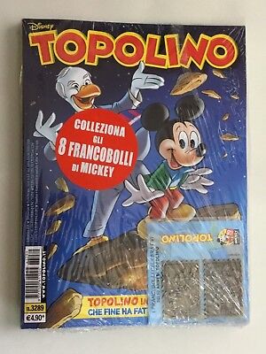 Topolino 3289 Con Francobolli Celebrativi IN METALLO Disney PANINI COMICS