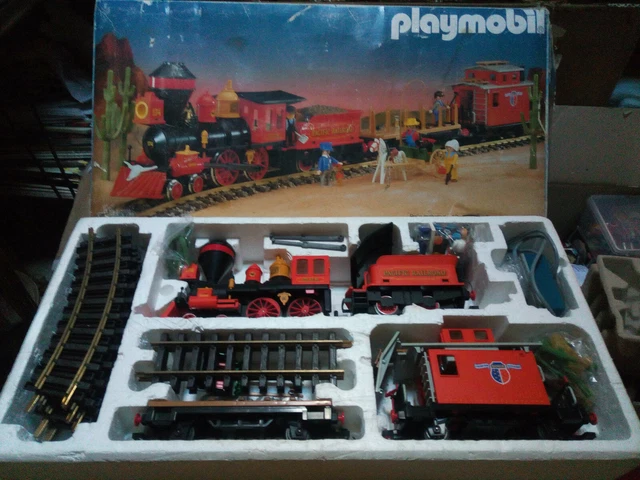 WESTERN TRAIN PLAYMOBIL de Chemin Fer LGB 4032 4033 4035 4054 EUR 2.990,00 FR