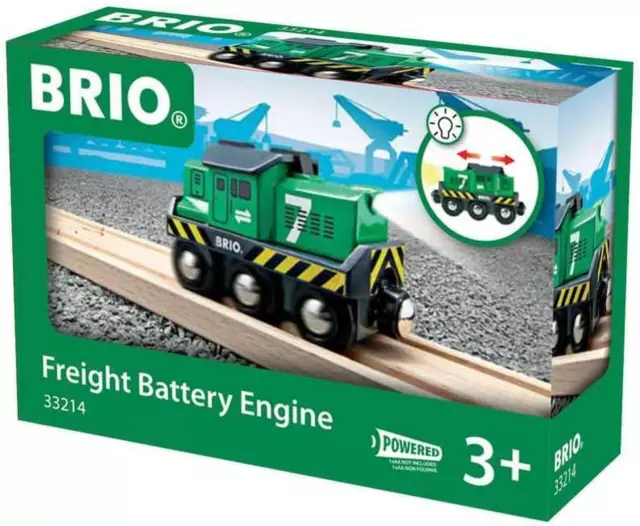 Brio 33214 Freight Battery Engine Train, Green 10 Cm*14.5 Cm*5 Cm Style Name:...