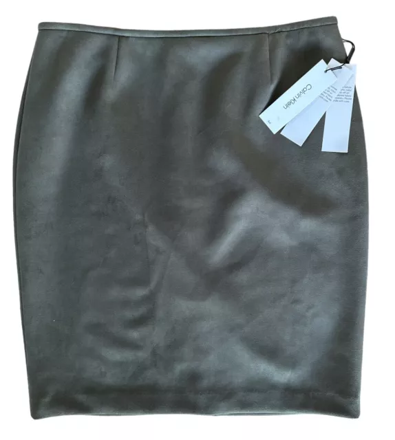 Calvin Klein Suit Women's Pencil Skirt Size 16 Olive