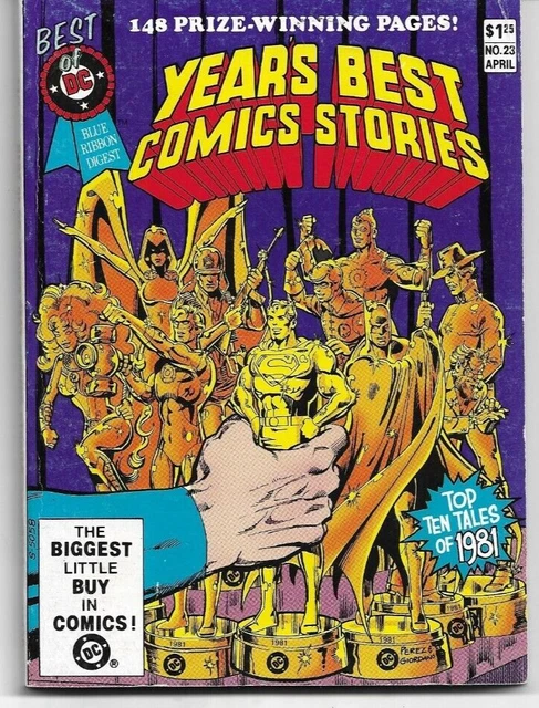 The Best of DC ~ YEARS BEST COMICS STORIES #23 (Apr 1982) Blue Ribbon Digest