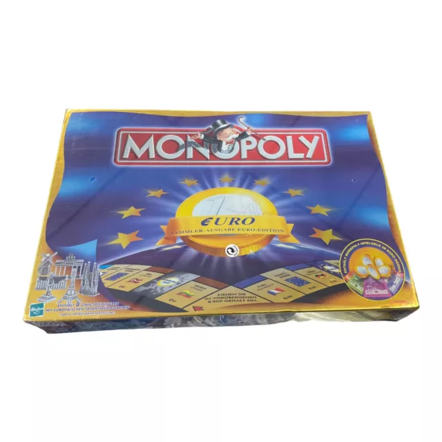 1999 Monopoly Euro Edition Board Game Sealed German Edition