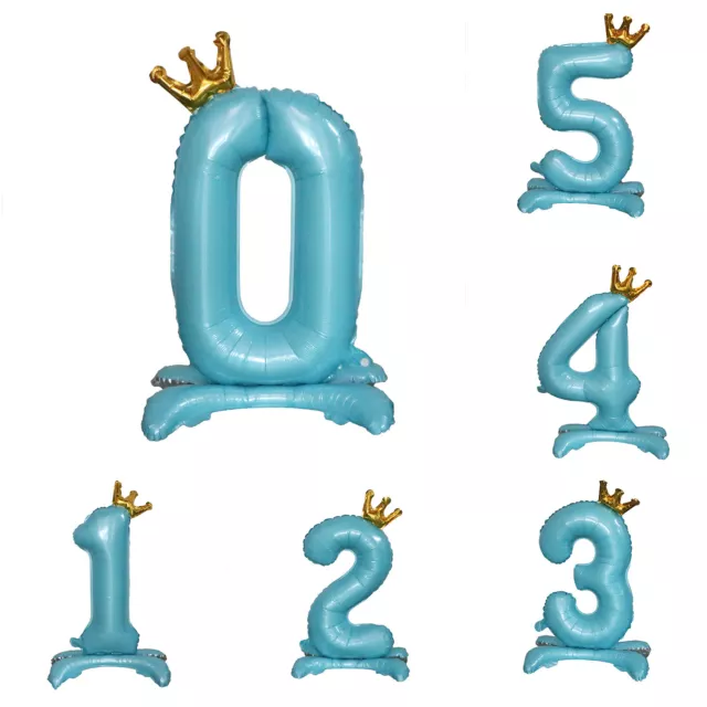 32"Giant Foil Number Balloons Self Inflating Birthday Age Party Wedding Baloons
