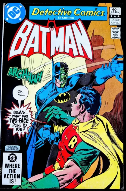 DETECTIVE COMICS #513 FN+ BATMAN TWO FACE STORY BATGIRL Giordano Conway 1982 DC