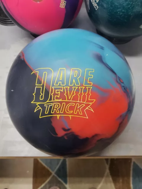 Roto Grip Dare Devil Trick Bowling Ball: 15lbs Used But Fully Plugged