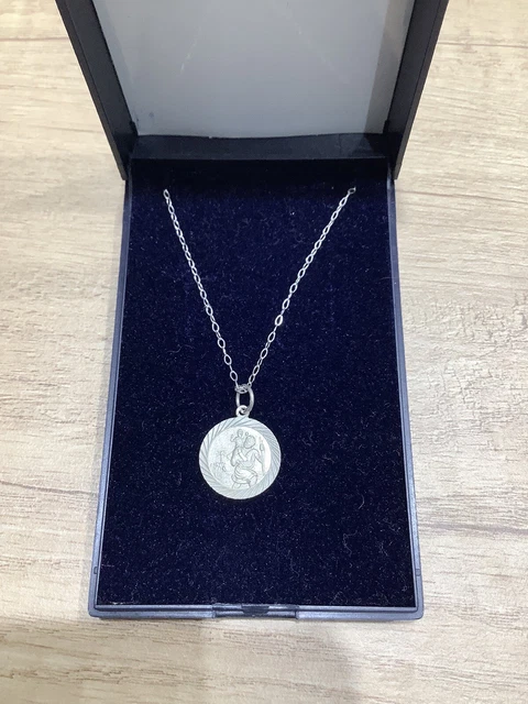 H samuel hotsell silver st christopher