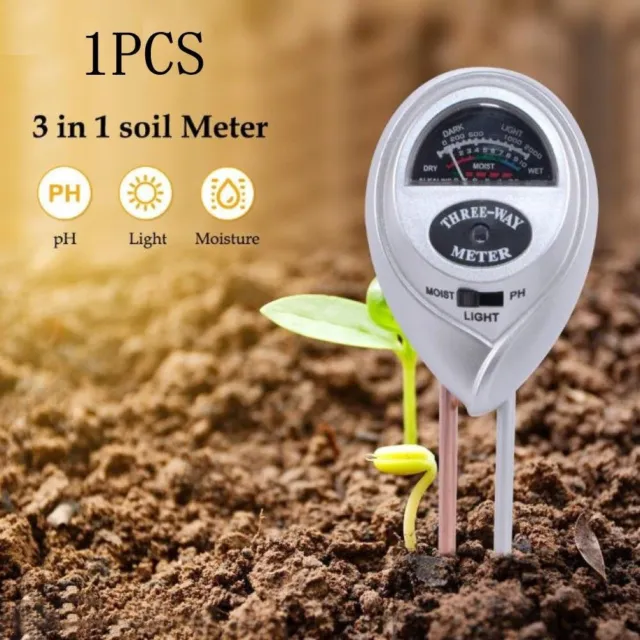 Tester de suelo para plantas sanas humedad pH medición de la luz solar