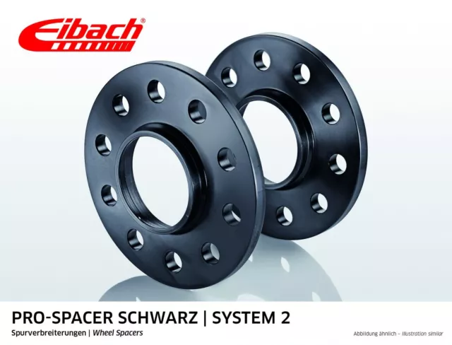 Eibach ABE Spurverbreiterung schwarz 30mm System 2 Audi TT Coupe (8J3, 06-14)