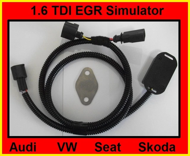 Emulator / Simulator Ventil AGR VW Audi Seat Skoda 1.6 Tdi Cay