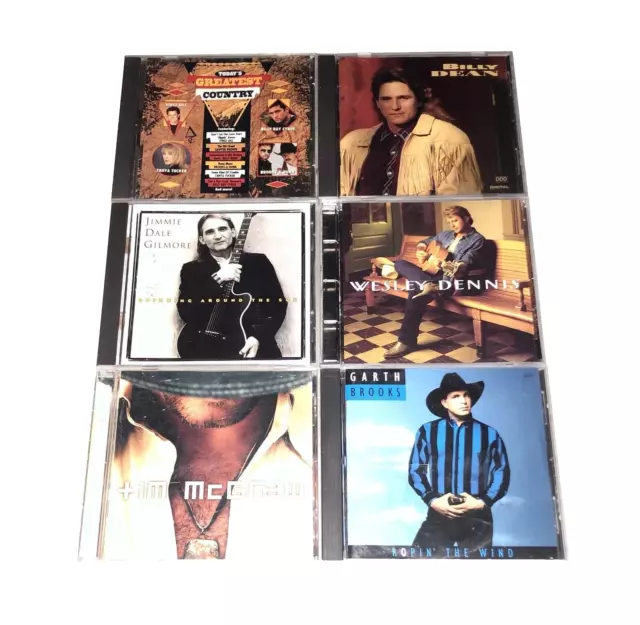 Tim McGraw Country Music CD Lot Garth Brooks & Dunn Wesley Dennis Greatest Hits