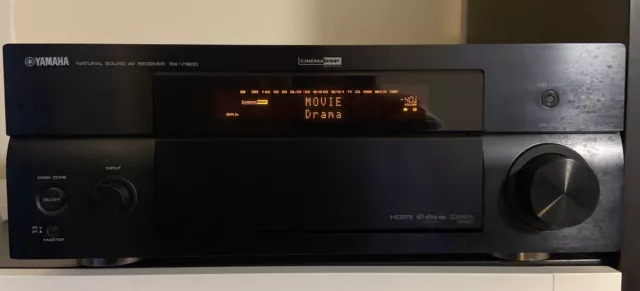 Yamaha RX-V1900 Natural Sound AV Receiver With Manuals And Remotes