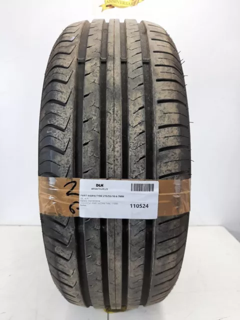 Part Worn Tyre 215/55/16 6-7Mm  Car