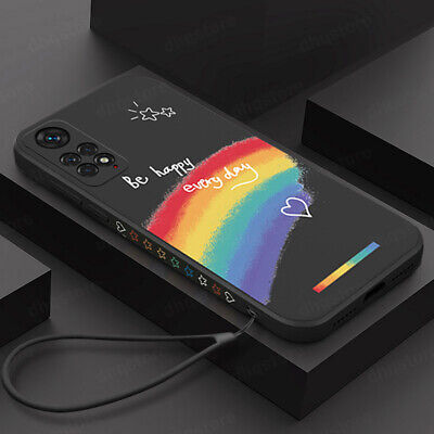 ShockProof Rainbow Soft Case For Xiaomi Redmi Note 11 10 Pro Mi 11Lite 11T Cover