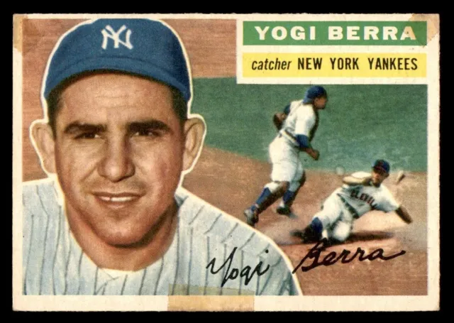1956 Topps Baseball #110 Yogi Berra GD *h1