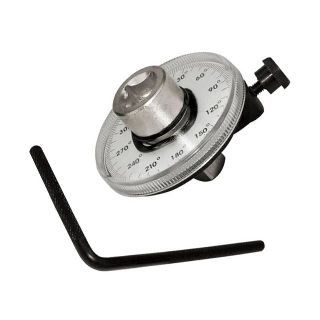 360 DEGREE SCALE Auto Torque Meter Rotation Meter Torque Gauge Tool 13