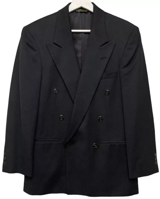 Cellini Jacket Suit Blazer Sports Coat Men’s Medium Double Breasted Peak Lapel