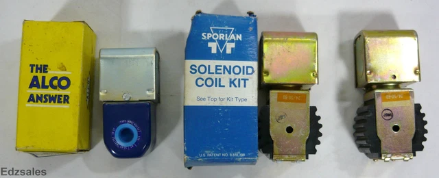 ALCO AMG 120V Solenoid Coil & (2) Sporlan MKC-2 24V Coils