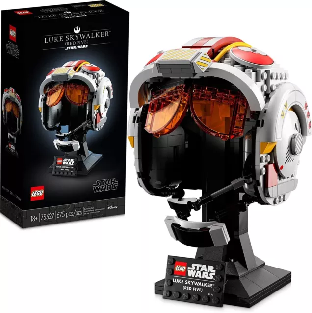 LEGO Star Wars Luke Skywalker (Red Five) Helmet 75327 Fun, Creative Building Kit