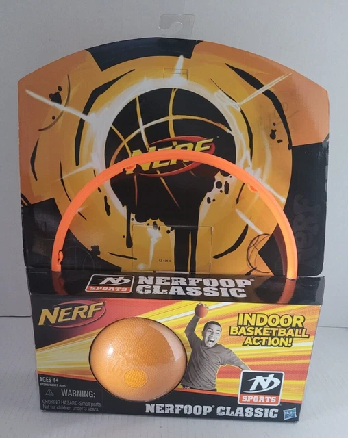 Nerf Sport Nerfoop Classic Orange Indoor Basketball Hoop New In Package 2009
