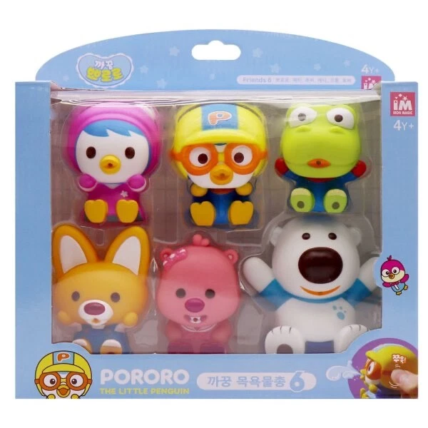 Set De 6 Mini-voitures Pororo Friends - Jouet En Métal Pour Enfants - Neuf