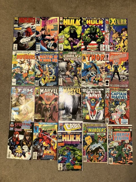 HUGE MARVEL COMIC JOB LOT | BUNLDE | HULK SPIDER-MAN x21 ISSUES!!