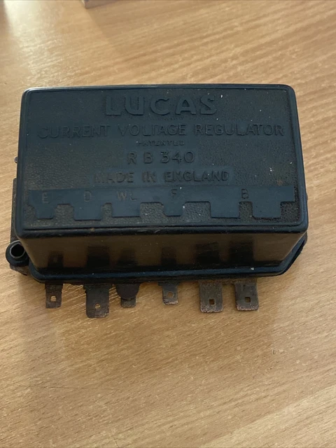 LUCAS RB340 CURRENT VOLTAGE REGULATOR CLASSIC CAR - BENTLEY etc
