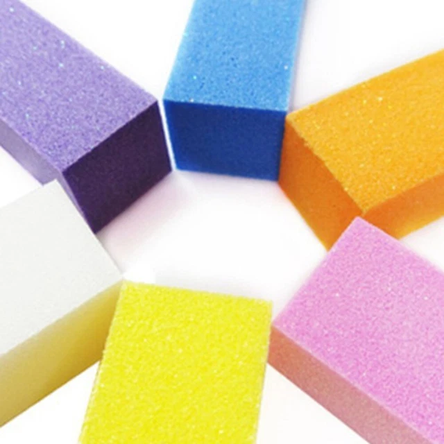 5 piezas de lima de uñas bloqueo bloque de lima de uñas bloque tampón principal
