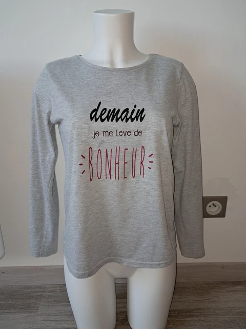 T-shirt Manches Longues Agnes Flo Taille M - Imprimé Serpent Vert Et Noir, Occasion Très Bon état