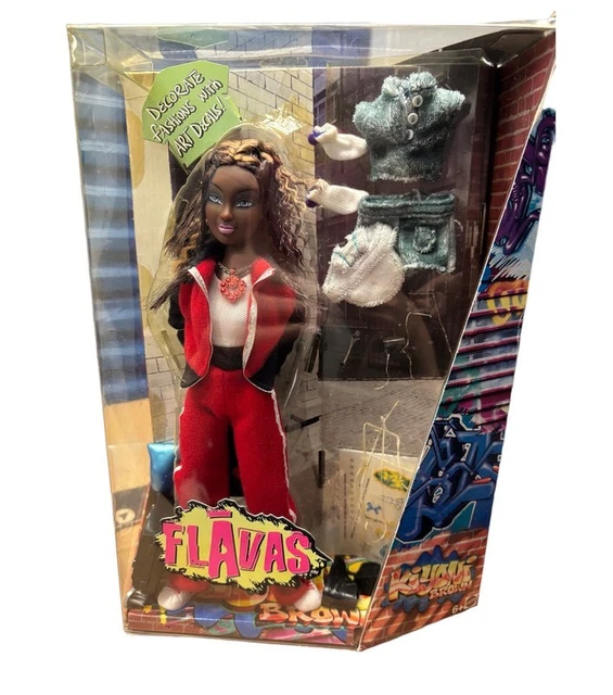 Poupée Kyonni Brown - Collection Flavas Mattel 2003 - NRFB Édition Limitée