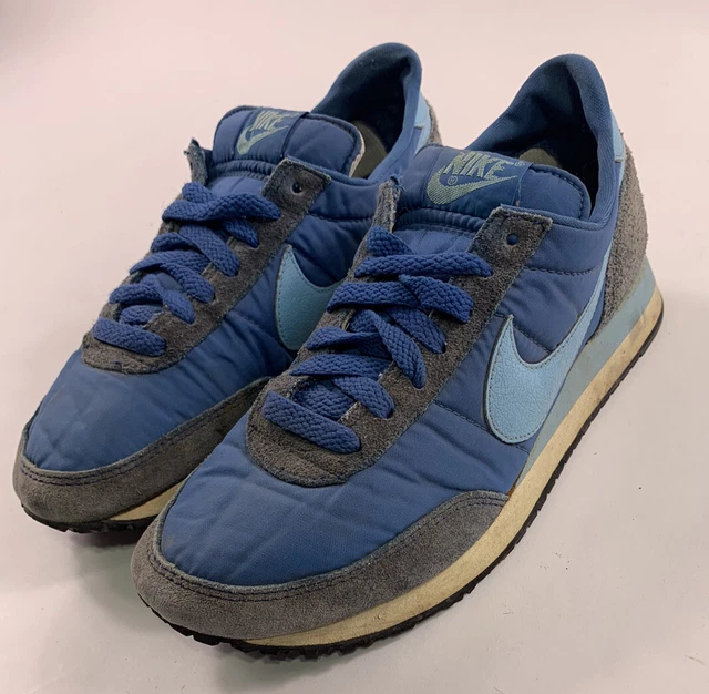 VINTAGE 1982 NIKE Oceania Womens 8 Diablo Roadrunner 80s Blue Waffle Runner 40.49 PicClick