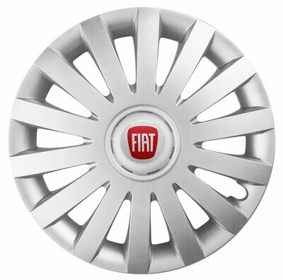 4 x13" Inch Wheel Trims Rims Hub Caps fit Fiat Panda - silver