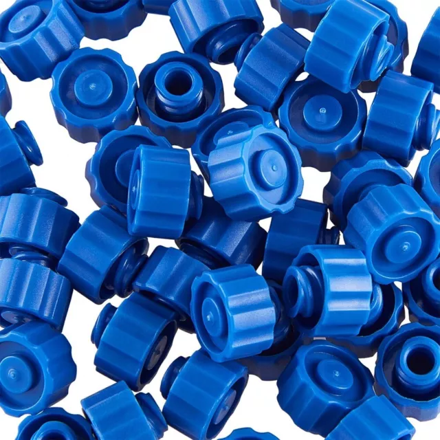 Plastic No Needle Lock Cap Blue Tip Cap Lab Supplies Syringe Tip Caps