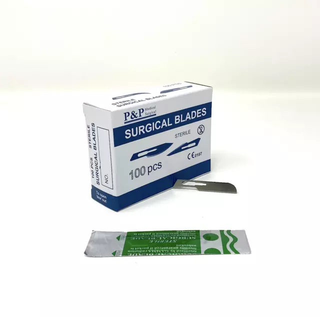 Disposable Surgical Scalpel Blades Size 16 Sterile Carbon Steel Case of 5000