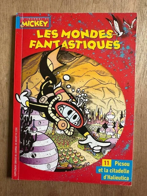 LE JOURNAL DE Mickey Les mondes fantastiques n°11 Très bon état EUR