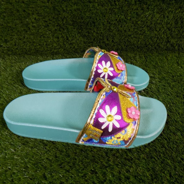 Irregular Choice Fluttered  Butterfly Flip Flops / Sandals size 8 / 9UK