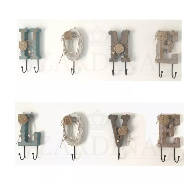 SHABBY CHIC DECORATIVE Hooks / Wall Hanger (Free P&P) £14.50 - PicClick UK