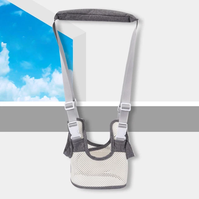 Kids Walking Harness, Learn to Walk Assistant, Handheld Baby Gray