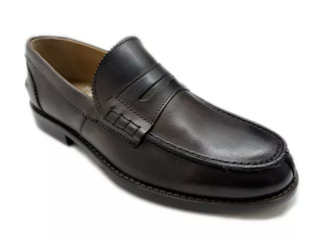 F4188 SNEAKER UOMO green brown ANTICA CUOIERIA scarpe slip on shoe