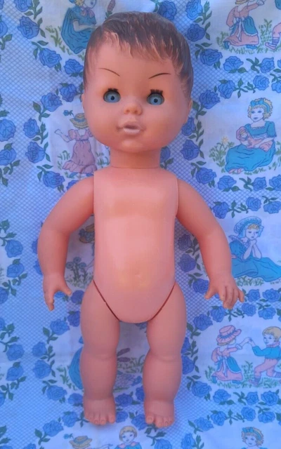 Poupée ancienne baigneur Petit Colin 50 cm - Collection