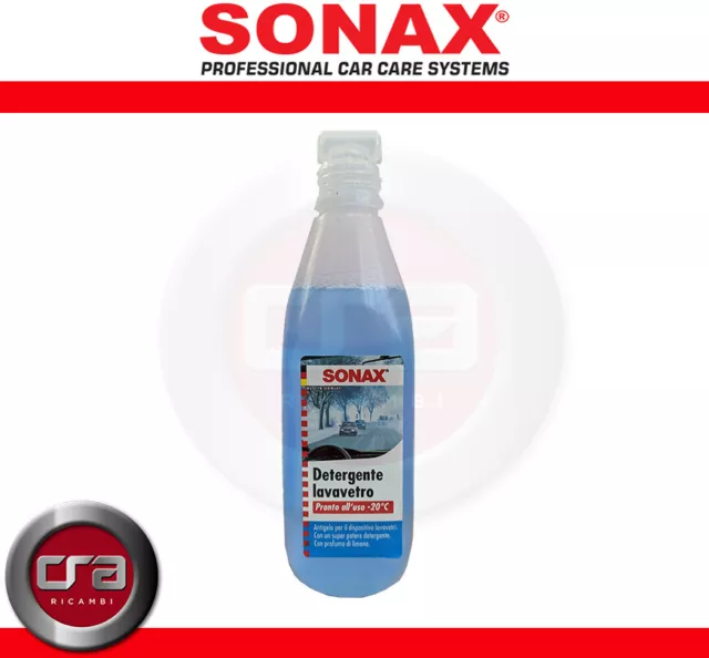 SONAX - Détergent Antigel pour Plateaux Lave-Vitre Voiture - Parfum A Citron