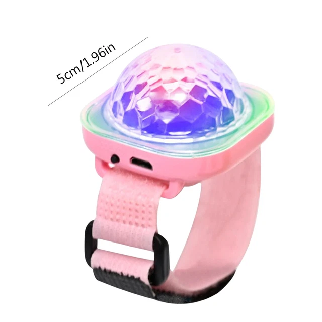 MINI BRACELET DISCO Strobe Lights Sound Control 400mAh Kids Toy for