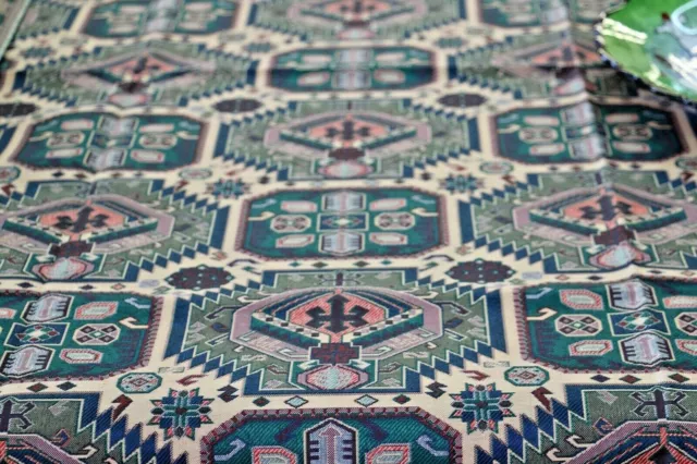 Exotic tablecloth, fabric, Textile 56'' L.