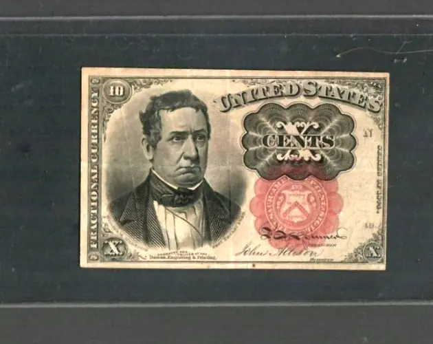 10 Cent "William Merideth" 1800'S (Fractional Currency)  Crispy!!!!!!!