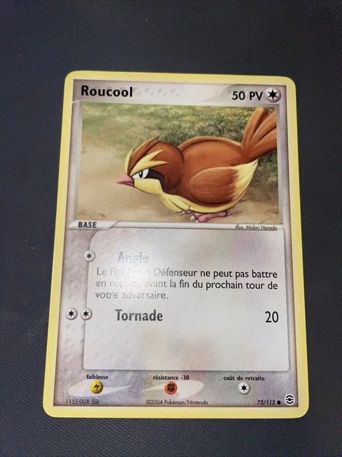Roucool Commune - Pokemon 73/112 Ex Rouge Feu Vert Feuille Neuf Francais