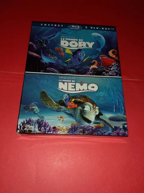 coffret Blu ray Le Monde De Nemo + Le Monde De Dory