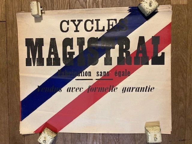 Affiche Originale Litho René Gruau – Brummel Chemisier Avignon Groom 1950, 120x160 Cm