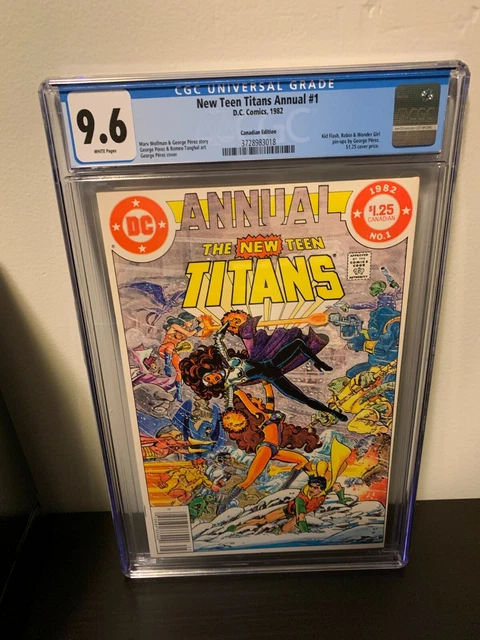 New Teen Titans Annual #1 CGC 9.6 NM+ Canadian Price Variant