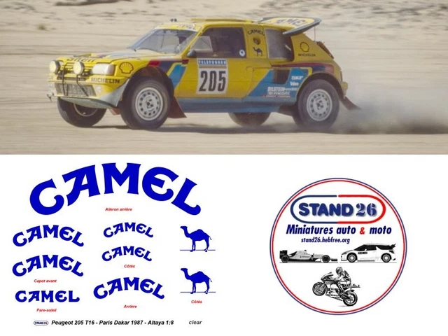 Peugeot 205 T16, Paris-Dakar 1987, A.Vatanen, no.205 [VSS303 (#H)] - 49,95€ : , Scale models