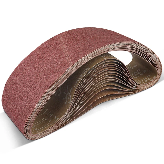 4-Inch x 36-Inch Aluminum Oxide Sanding Belts, 80/120/150/240/400