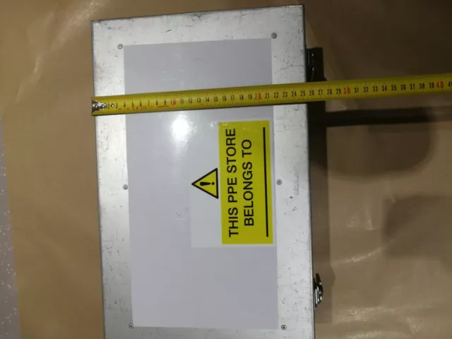 Estuche de transporte de aluminio de almacenamiento de PPE y Denley, caja de herramientas, sellado hermético seguro 3